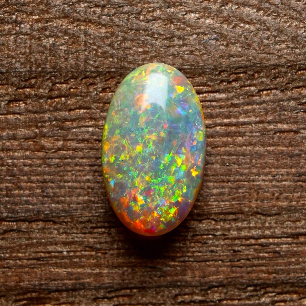 2.765cts, Pin Fire Australian Semi Black Opal
