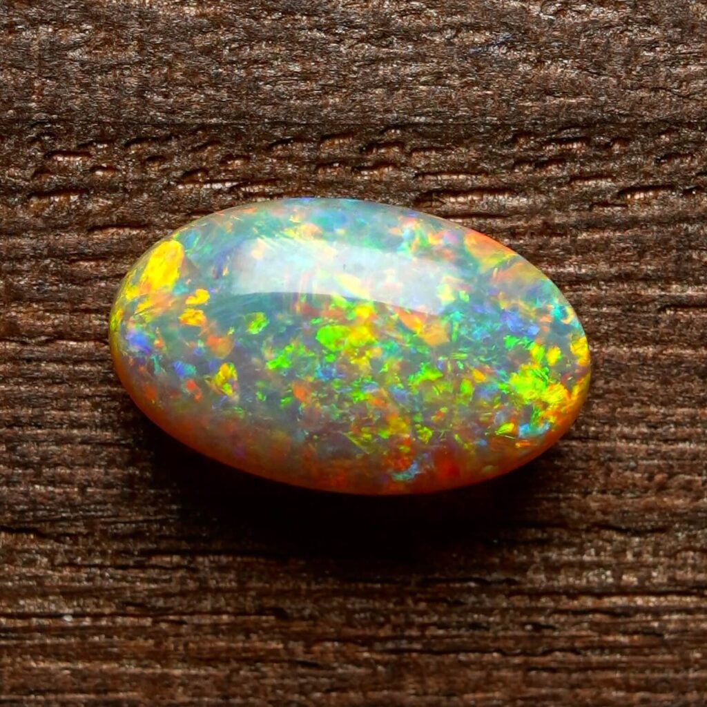 2.765cts, Pin Fire Australian Semi Black Opal