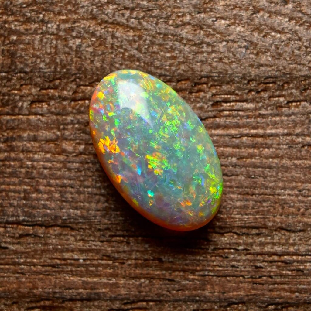 2.765cts, Pin Fire Australian Semi Black Opal