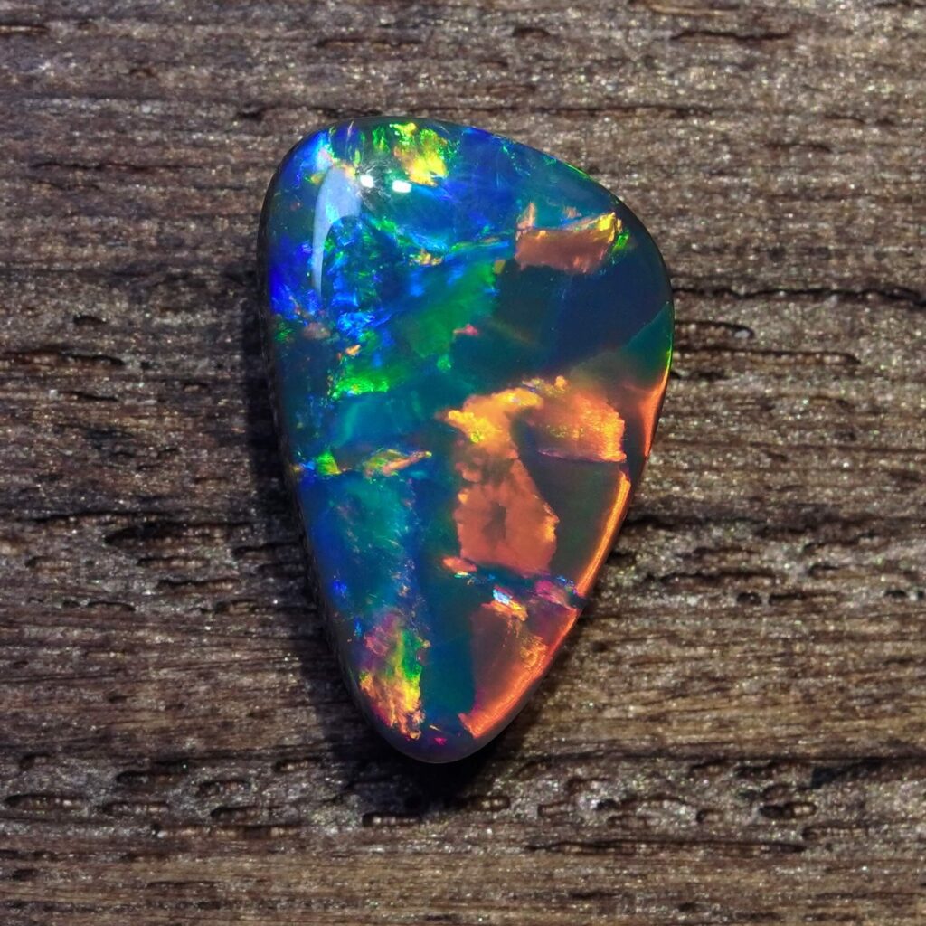 4.69cts, Top Grade Block Pattern Australian Black Opal