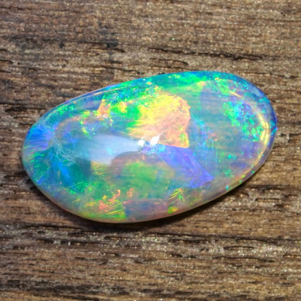 4.73cts, Multi Rare Pattern Australian Fossil Crystal Opal
