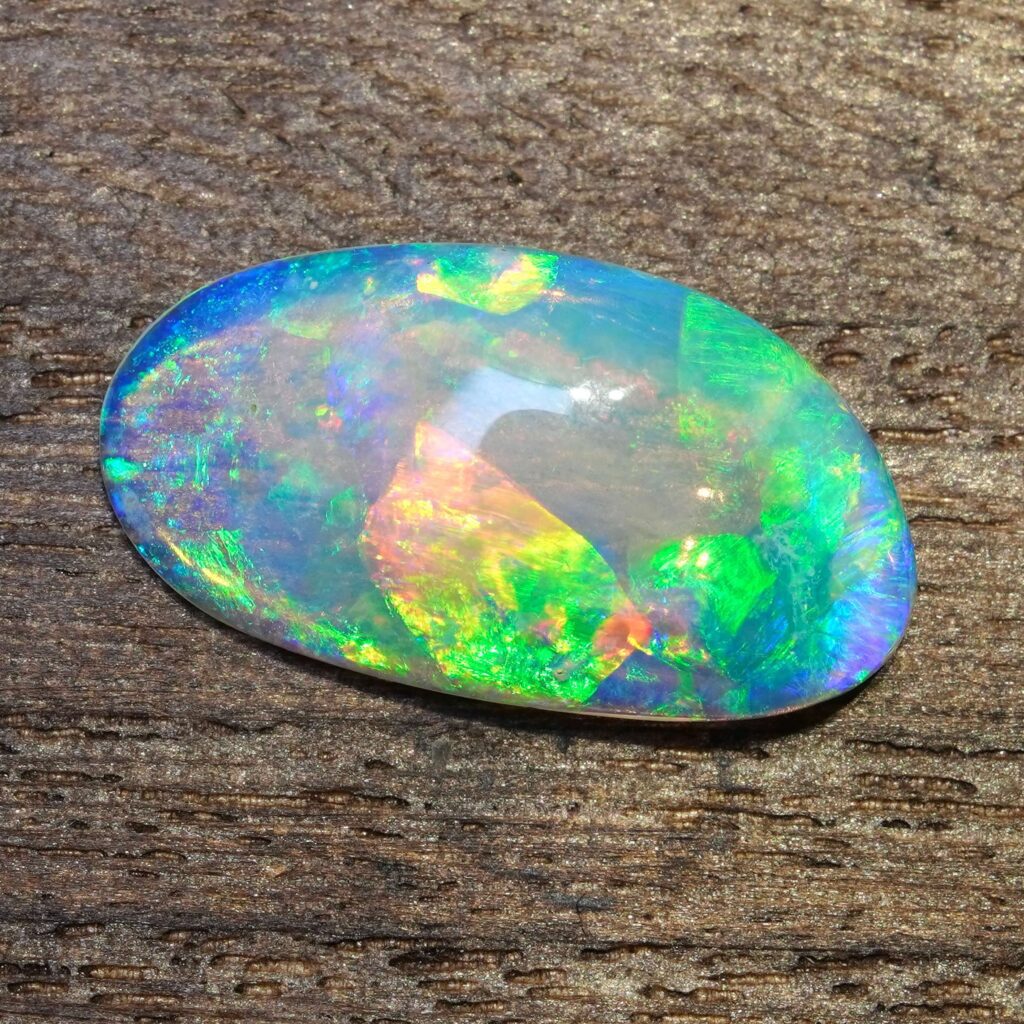 4.73cts, Multi Rare Pattern Australian Fossil Crystal Opal