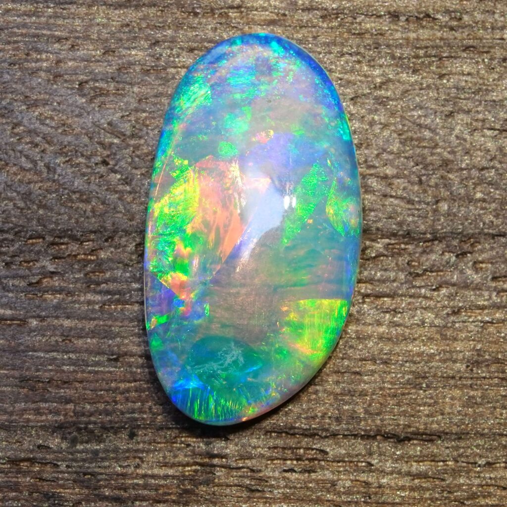 4.73cts, Multi Rare Pattern Australian Fossil Crystal Opal