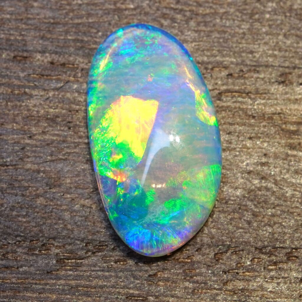 4.73cts, Multi Rare Pattern Australian Fossil Crystal Opal