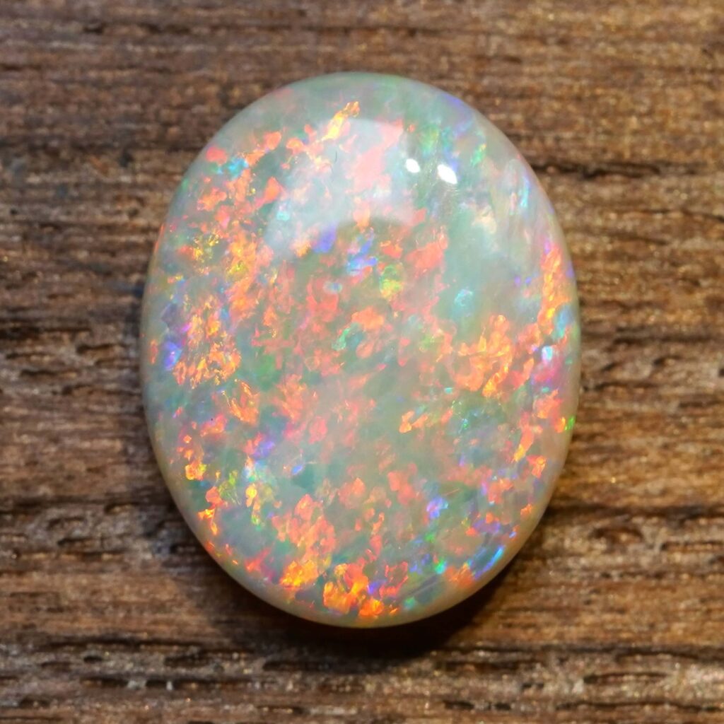 9.55cts, Fire Phoenix Top Grade Australian White Opal