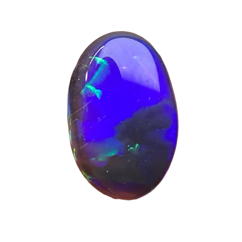 0.85ct Vivid Green Flash Crystal Opal Stone | Burton's