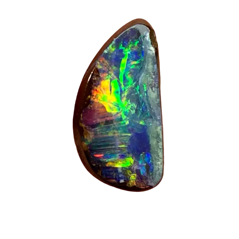 Full Face Forest Color Australian Boulder Opal MyOpal
