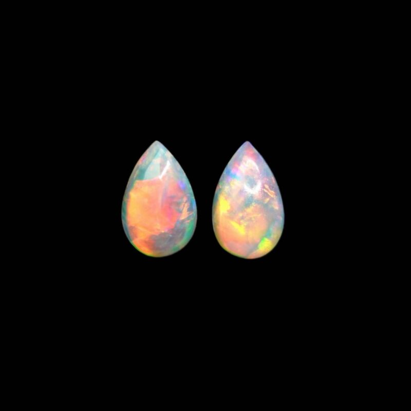 Australian Crystal Opal Pair