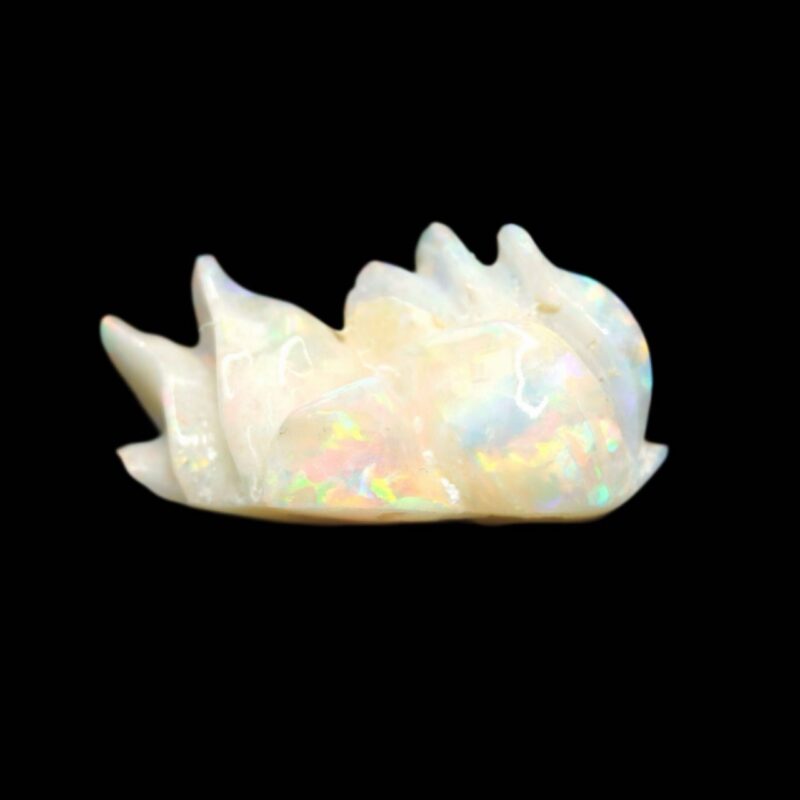 Australian White Opal Carving