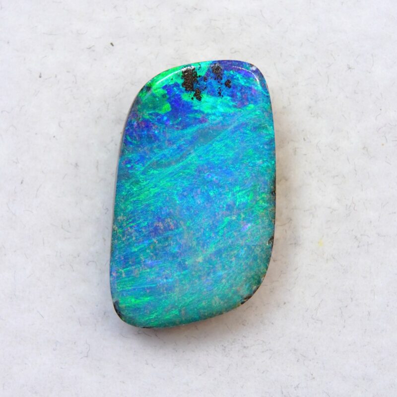 Australian Boulder Opal in Ocean Hues