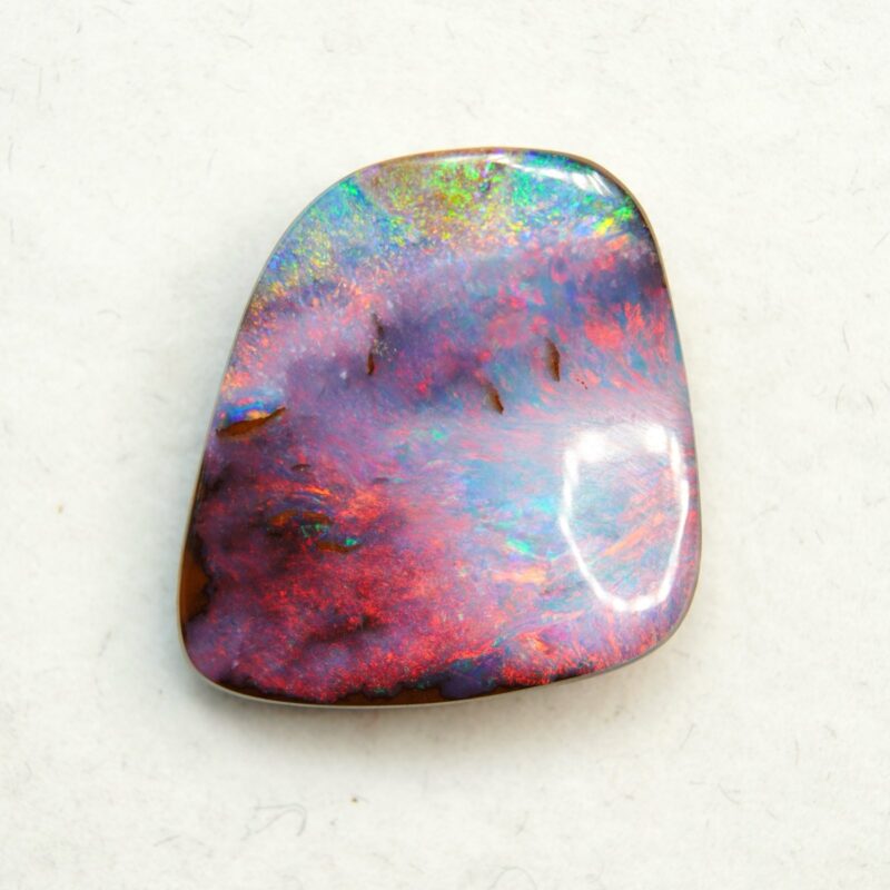 "Fiery Clouds" Australian Boulder Opal