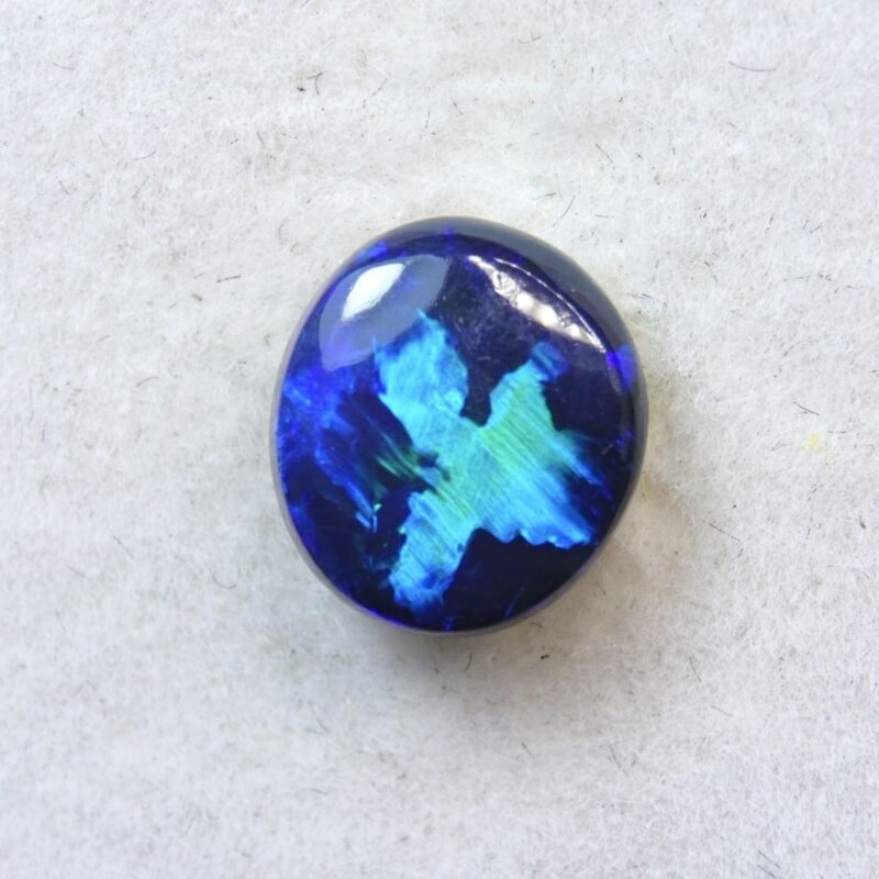 "Fire Butterfly" Australian Black Opal