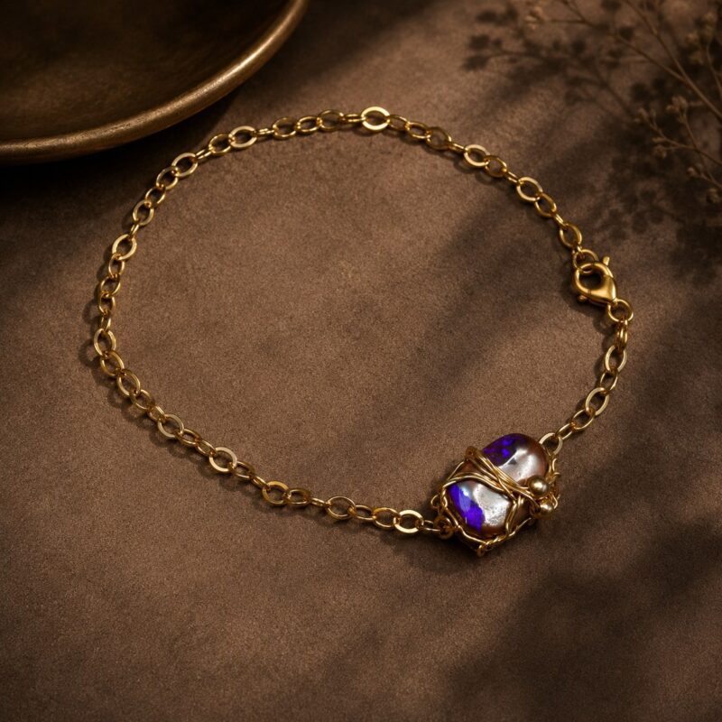 Special Offer: Sterling Silver Australian Boulder Opal Bracelet