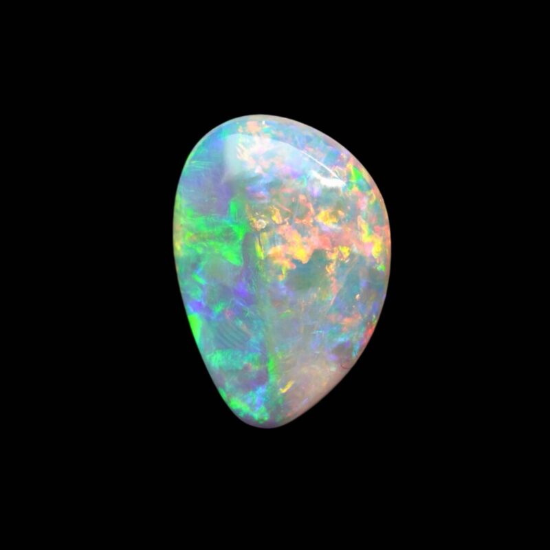 Two-Tone Australian Semi-Black Crystal Opal