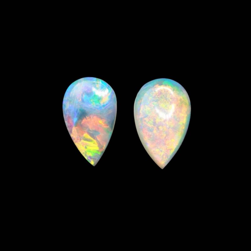 Australian Crystal Opal Pair