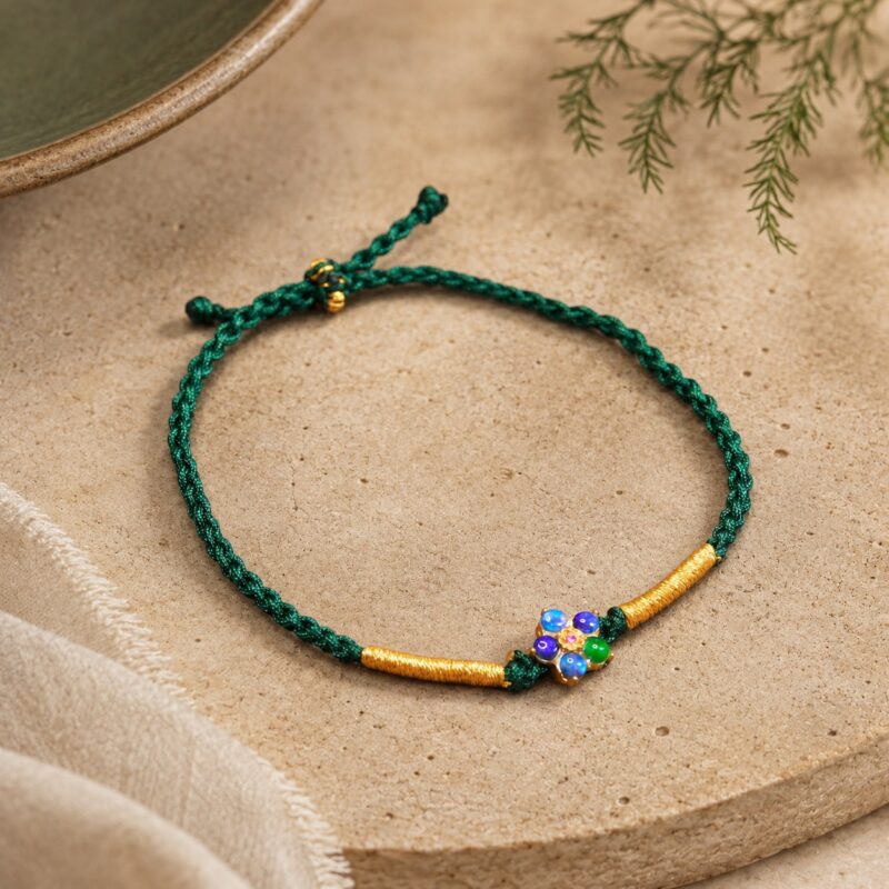 18K Gold Australian Crystal Opal Bracelet
